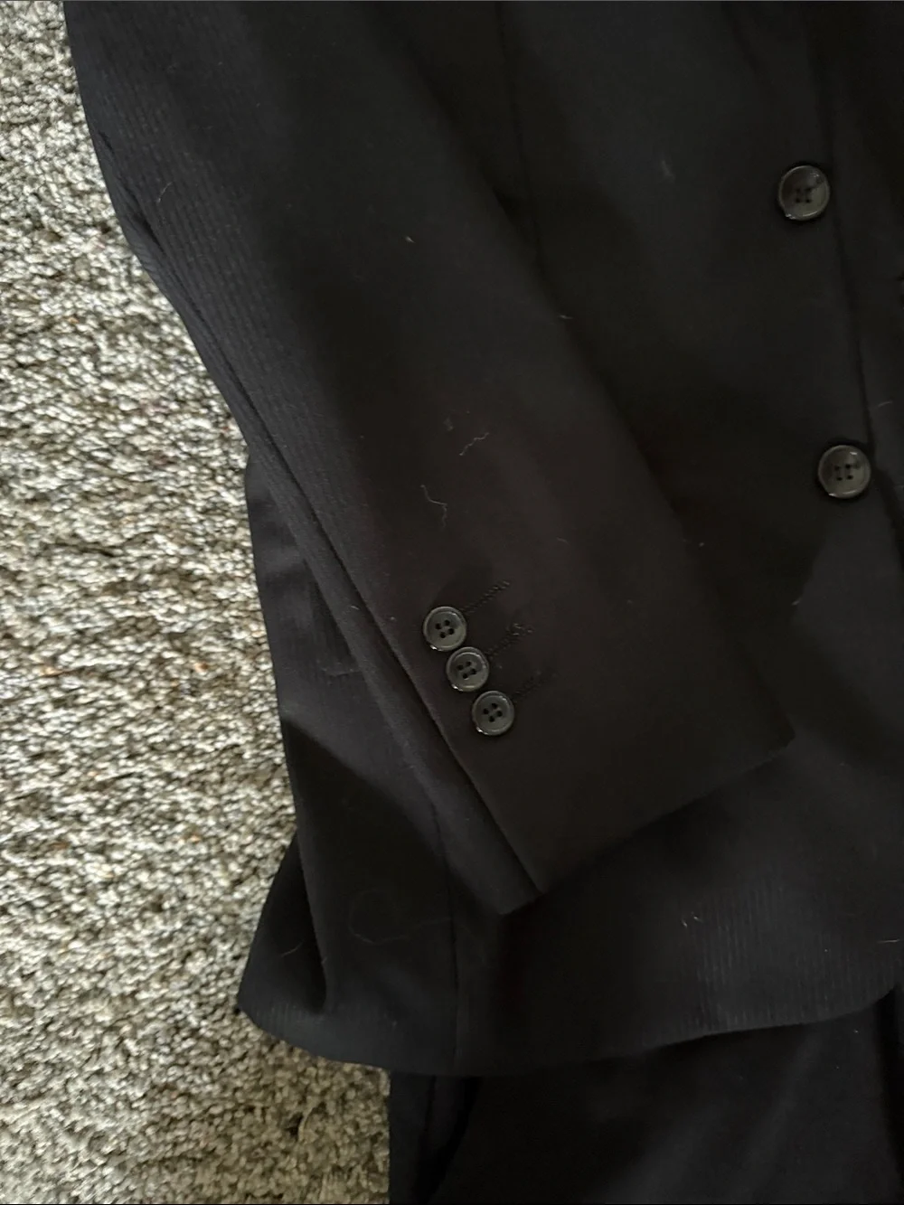 Kids Black Three-Piece Suit Set - Classic Formal Outfit